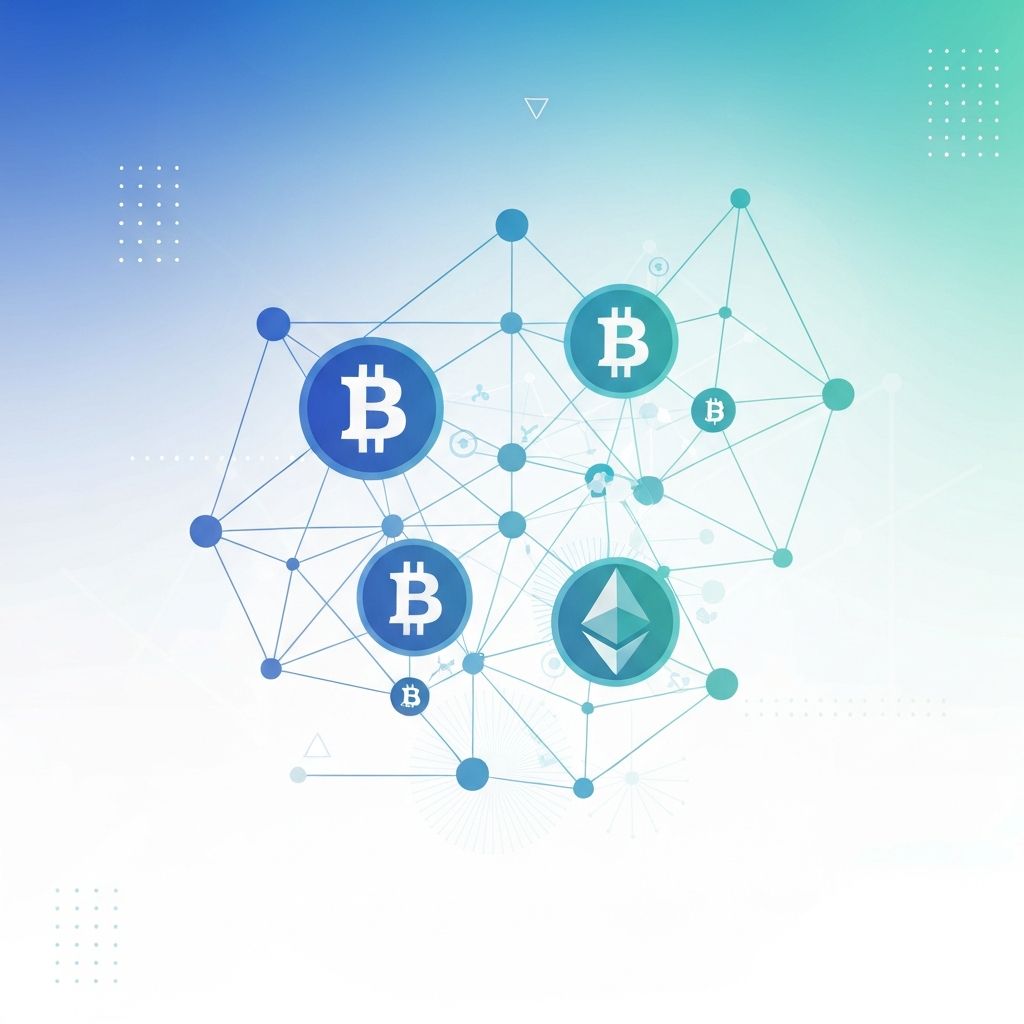 Cryptocurrency exchange illustration